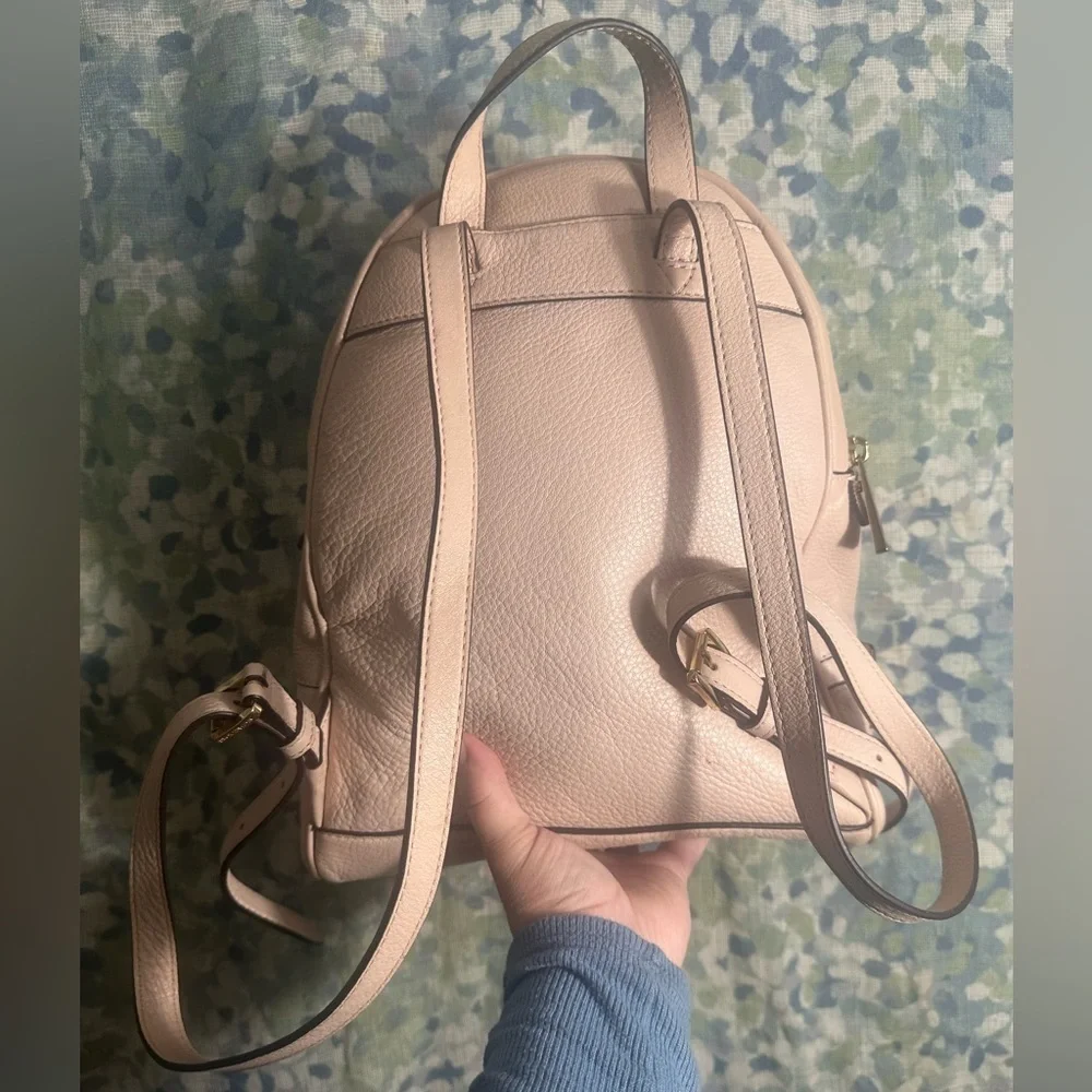 Michael Kors Rhea Pebbled Leather Small Backback